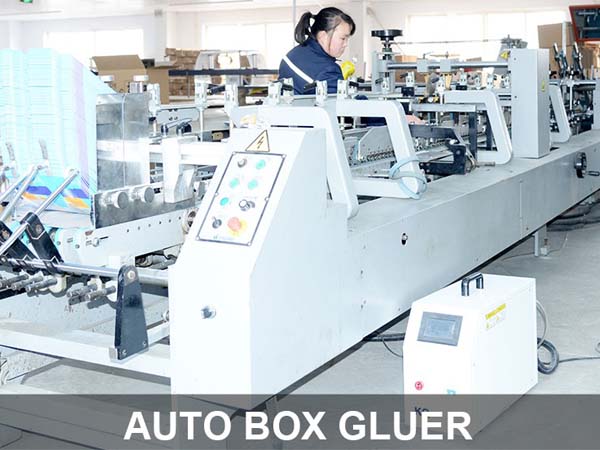 Auto box gluer machine